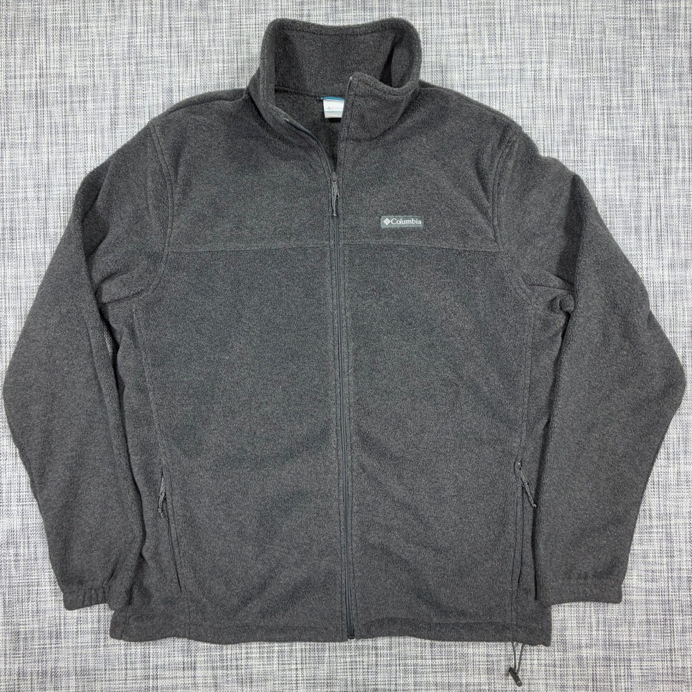 Columbia Mens Steens Mountain 2.0 Full Zip Fleece Jacket Charcoal Grey Size XLT